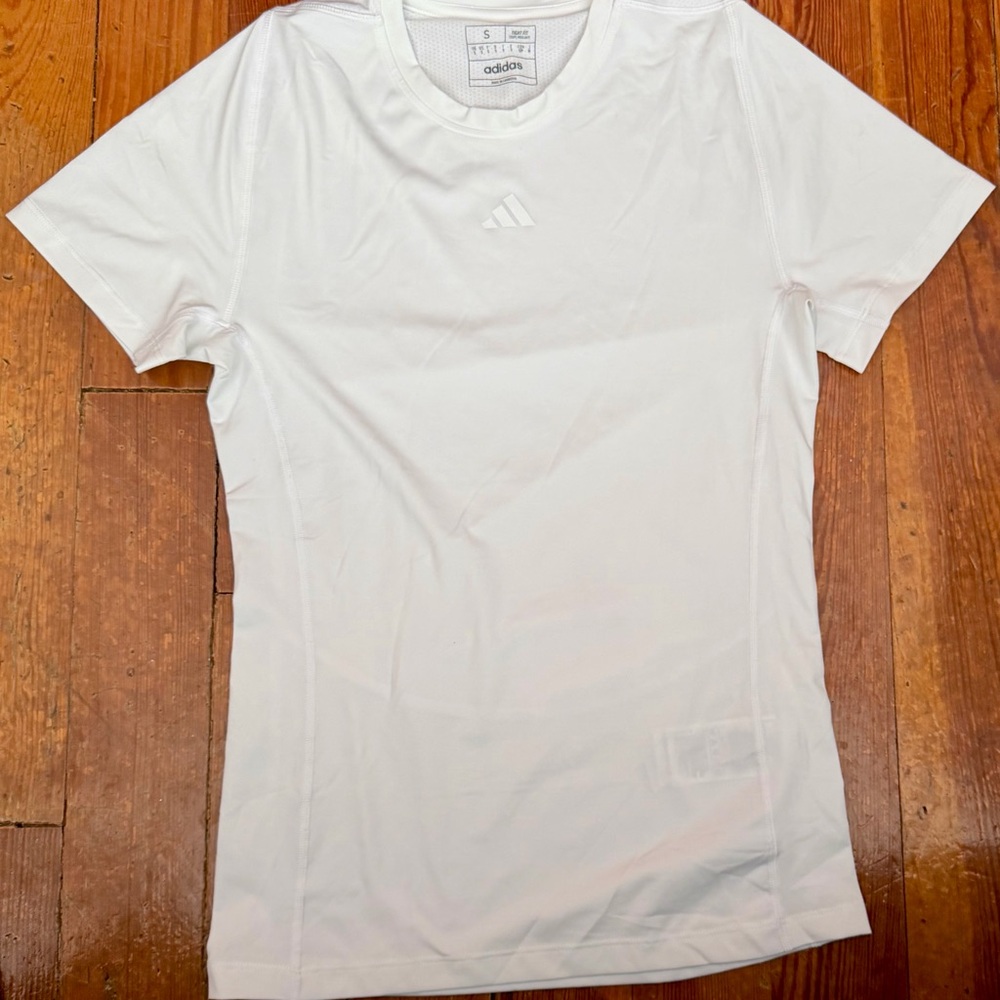 Adidas White Performance Tee